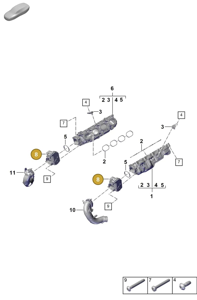PAB133062 — Porsche Cayenne Coupe (2023-2023) diagram p60107130, position 8