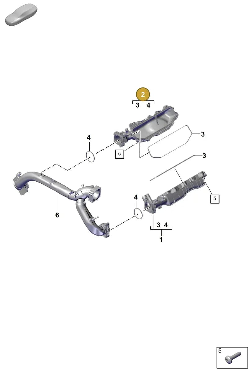 PAB133268B — Porsche Cayenne Coupe (2023-2023) diagram p60107110, position 2