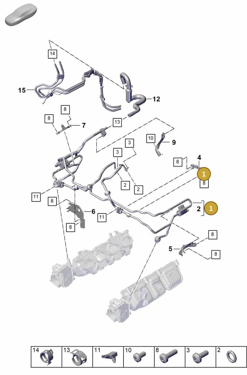 PAB133352 — Porsche Cayenne Coupe (2023-2023) diagram p60107320, position 1