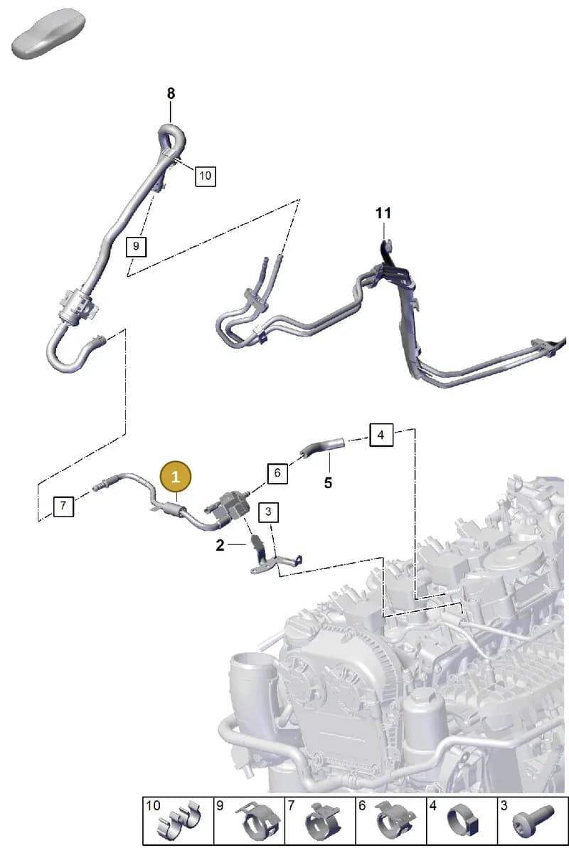 PAB133781 — Porsche Cayenne Coupe (2023-2023) diagram p60107300, position 1