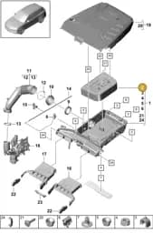 PAB133843 Porsche Air Filter Element