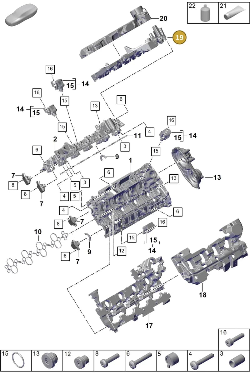 PAB133876F — Porsche Cayenne Coupe (2023-2023) diagram p60103070, position 19