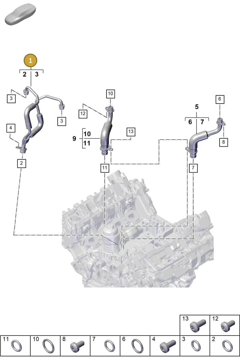 PAB145140A — Porsche Cayenne Coupe (2023-2023) diagram p60202170, position 1