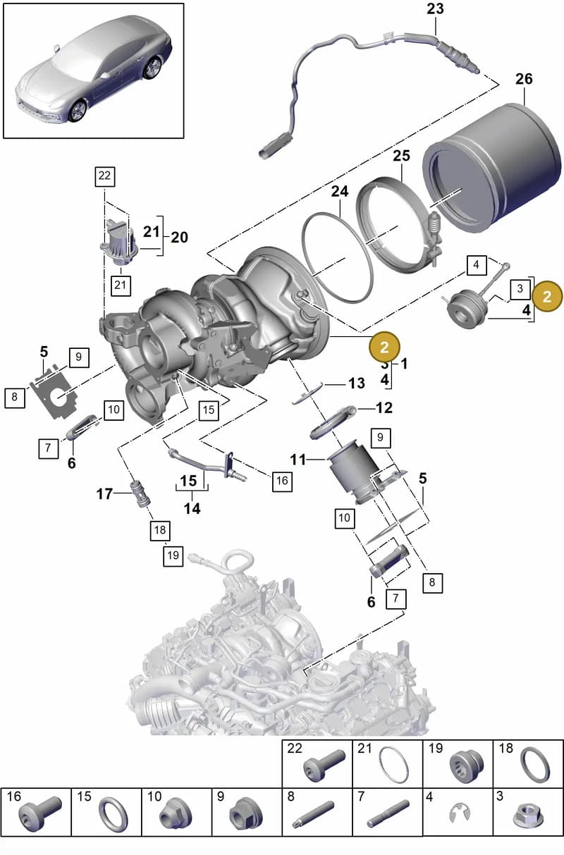 PAB14546100 — Porsche Panamera (2016-2020) diagram p49202020, position 2