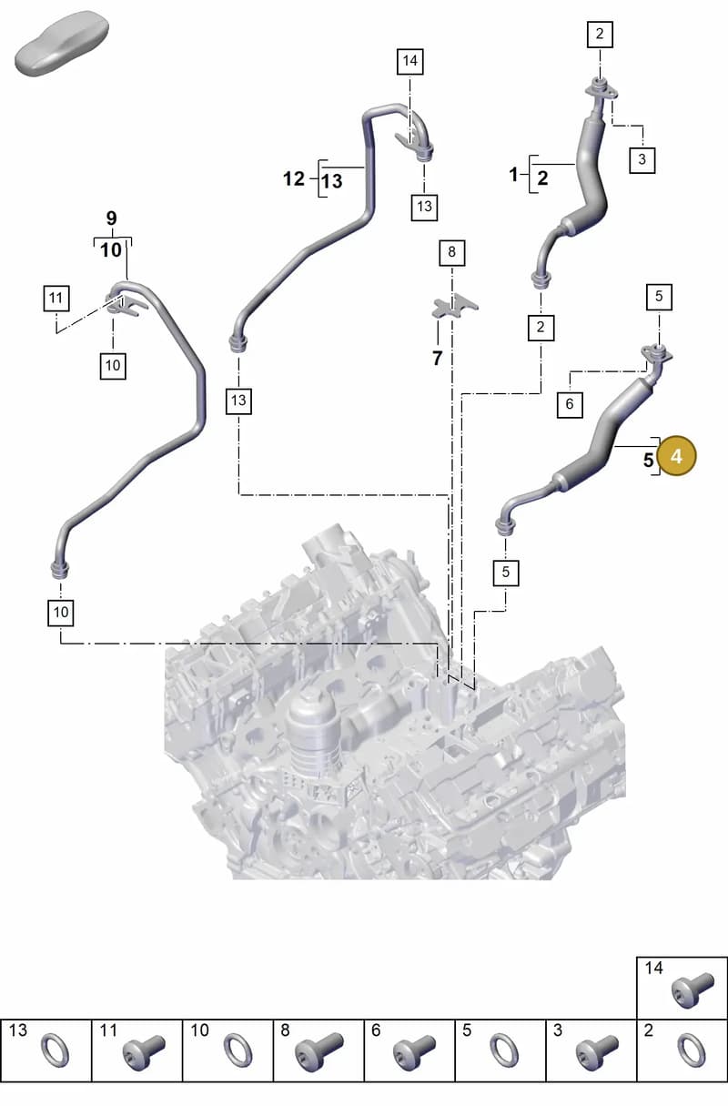PAB145920 — Porsche Cayenne Coupe (2023-2023) diagram p60202130, position 4