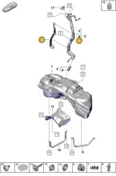 PAB201974A Porsche Guard Plate for Fuel Pipe