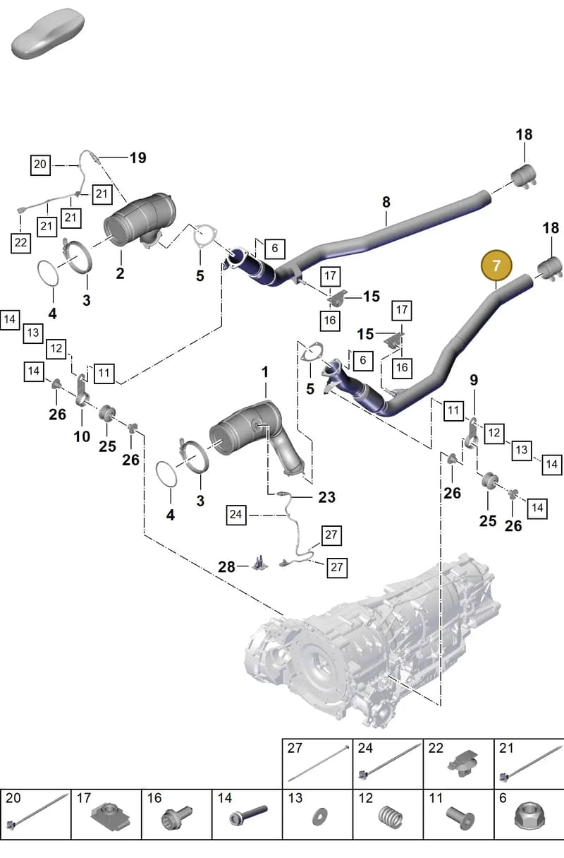 PAB253300J — Porsche Cayenne Coupe (2023-2023) diagram p60202250, position 7