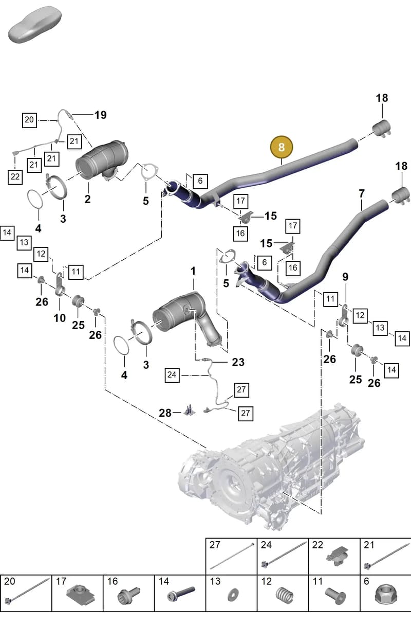 PAB253350D — Porsche Cayenne Coupe (2023-2023) diagram p60202250, position 8