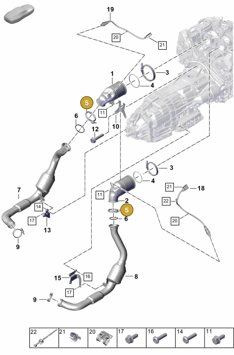 PAB253725A — Porsche Panamera (2023-2025) diagram p62202210, position 5