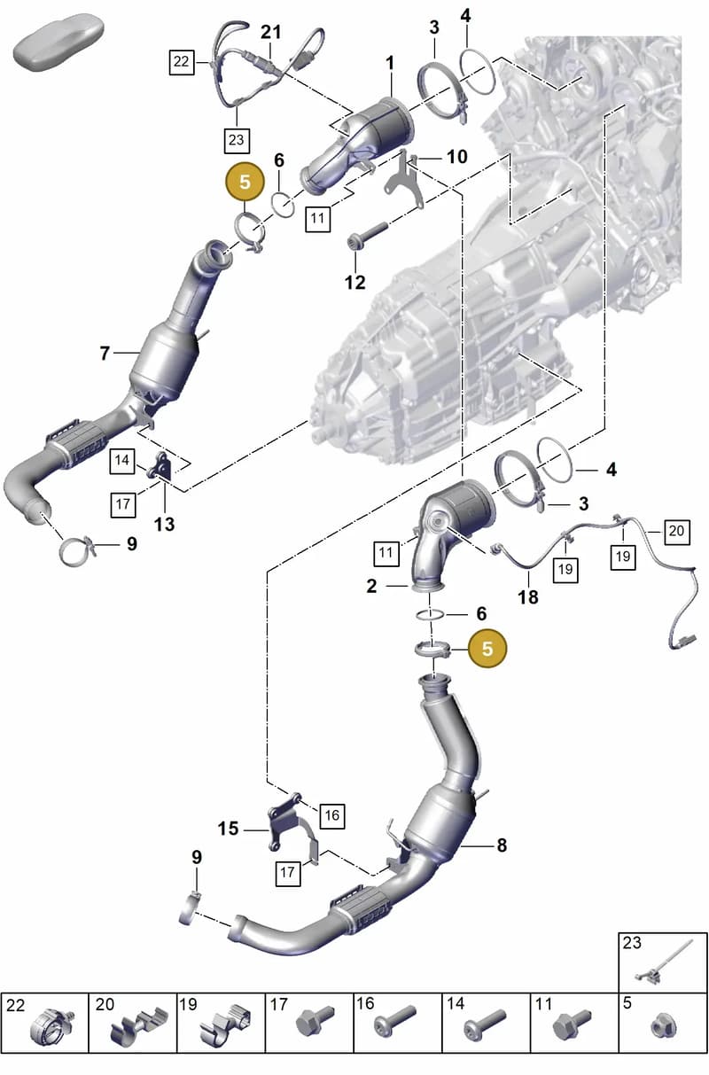 PAB253725A — Porsche Panamera (2023-2025) diagram p62202230, position 5