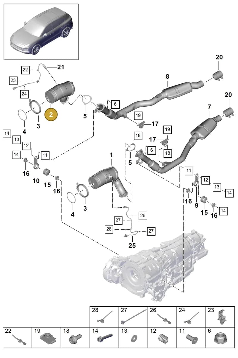 PAB253725B — Porsche Cayenne (2017-2023) diagram p51202080, position 2