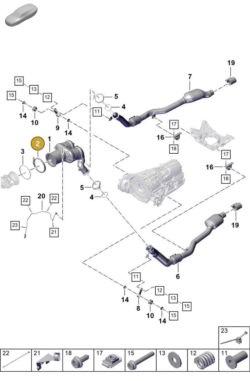 PAB253725B — Porsche Cayenne Coupe (2023-2023) diagram p60202220, position 2