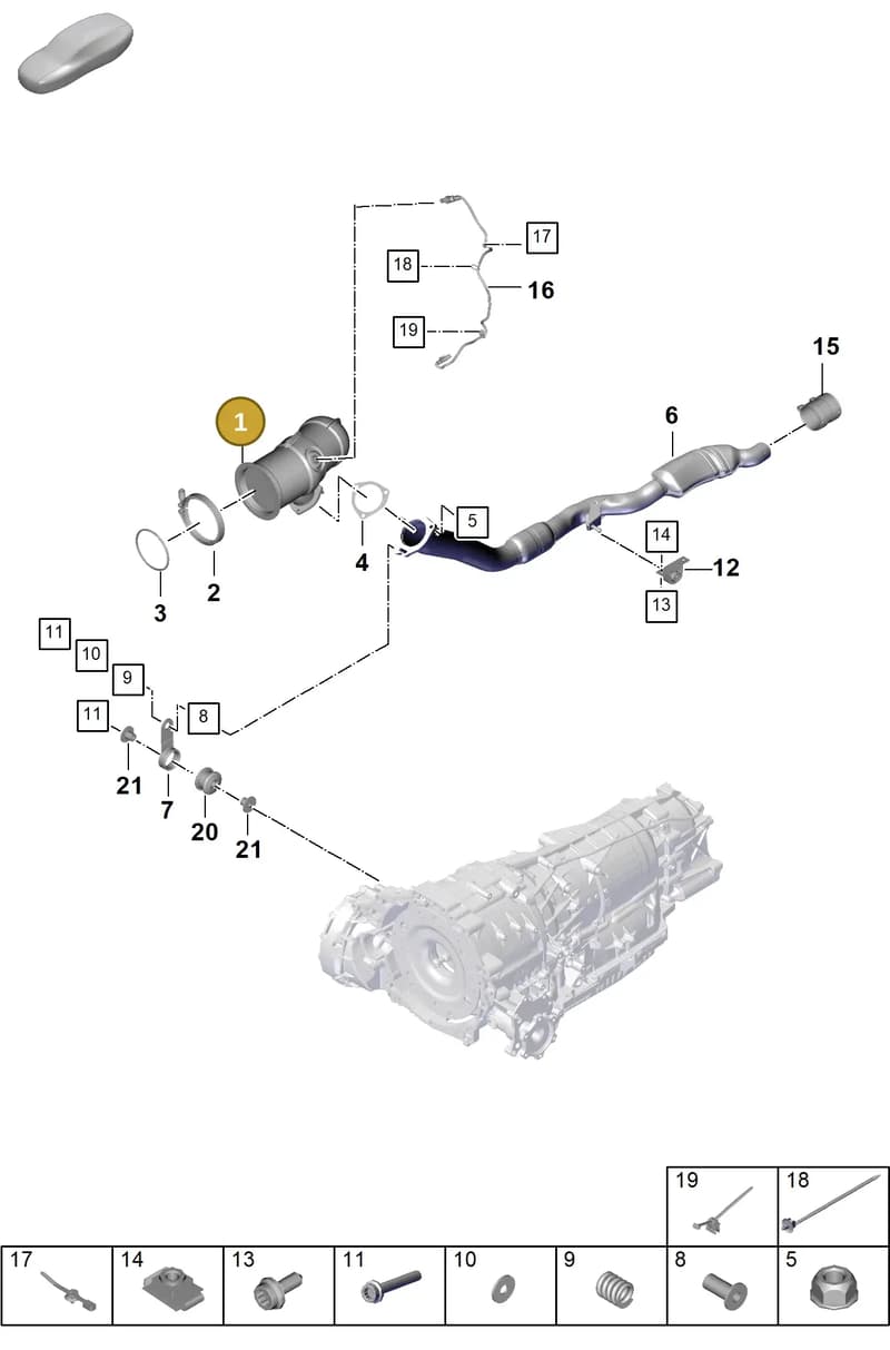 PAB254202BX — Porsche Cayenne Coupe (2023-2023) diagram p60202230, position 1
