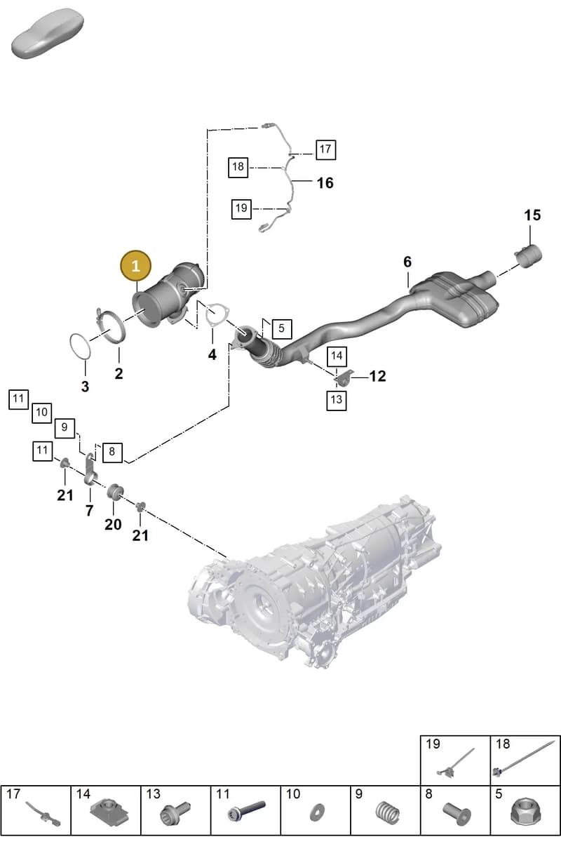 PAB254202BX — Porsche Cayenne Coupe (2023-2023) diagram p60202210, position 1