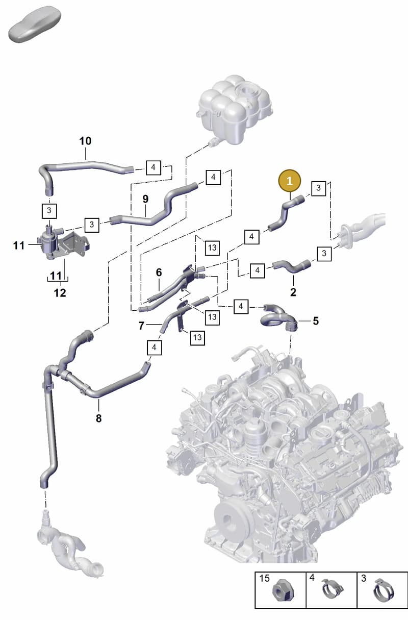PAB26537400 — Porsche Cayenne Coupe (2023-2023) diagram p60813200, position 1