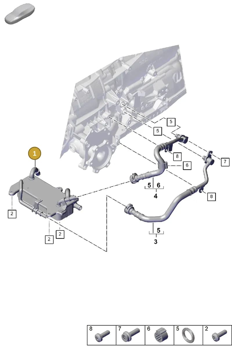PAB31702100 — Porsche Cayenne Coupe (2023-2023) diagram p60360020, position 1