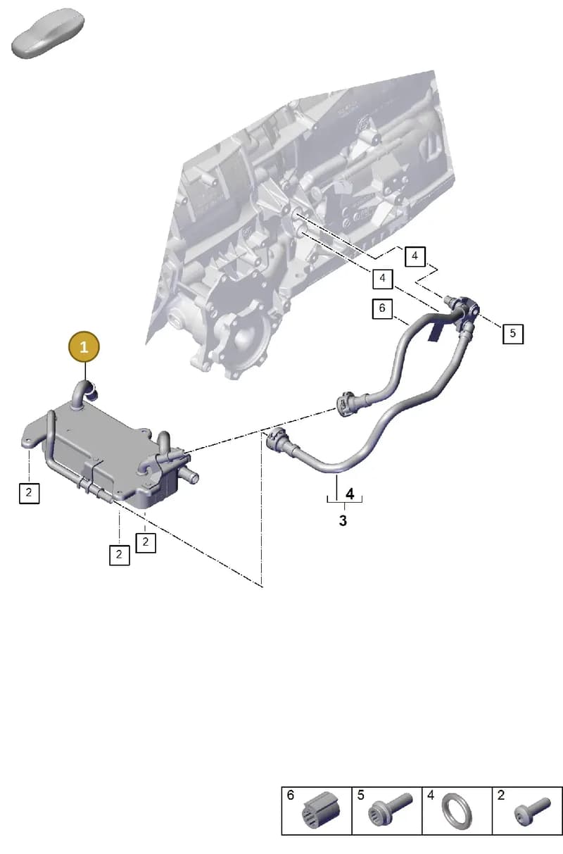 PAB31702100 — Porsche Cayenne Coupe (2023-2023) diagram p60360010, position 1
