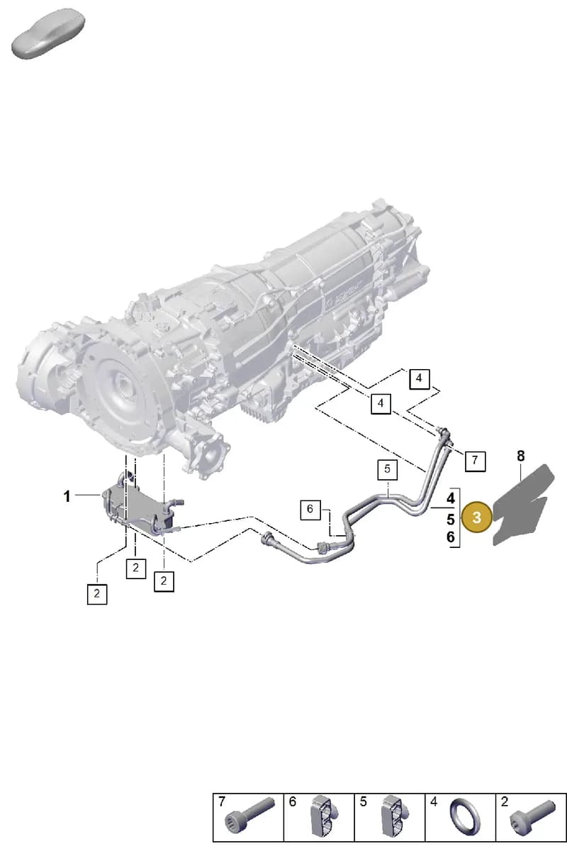 PAB317801B — Porsche Cayenne Coupe (2023-2023) diagram p60360000, position 3