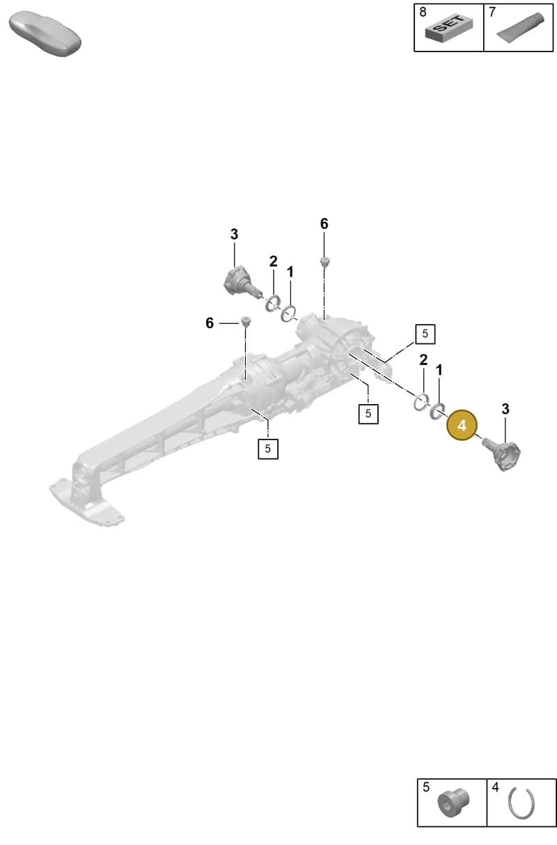 PAB409163 — Porsche 911 (2020-2022) diagram p57304100, position 4