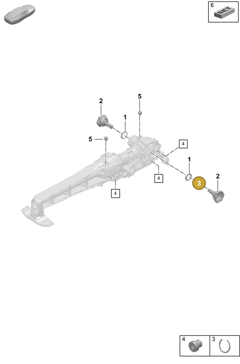 PAB409163 — Porsche 911 (2024-2025) diagram p63304100, position 3