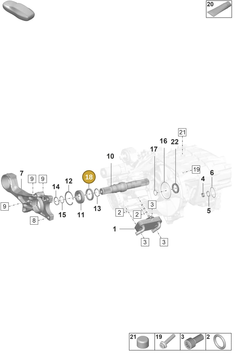 PAB409189A — Porsche Taycan Sport Turismo (2019-2024) diagram p56355100, position 18