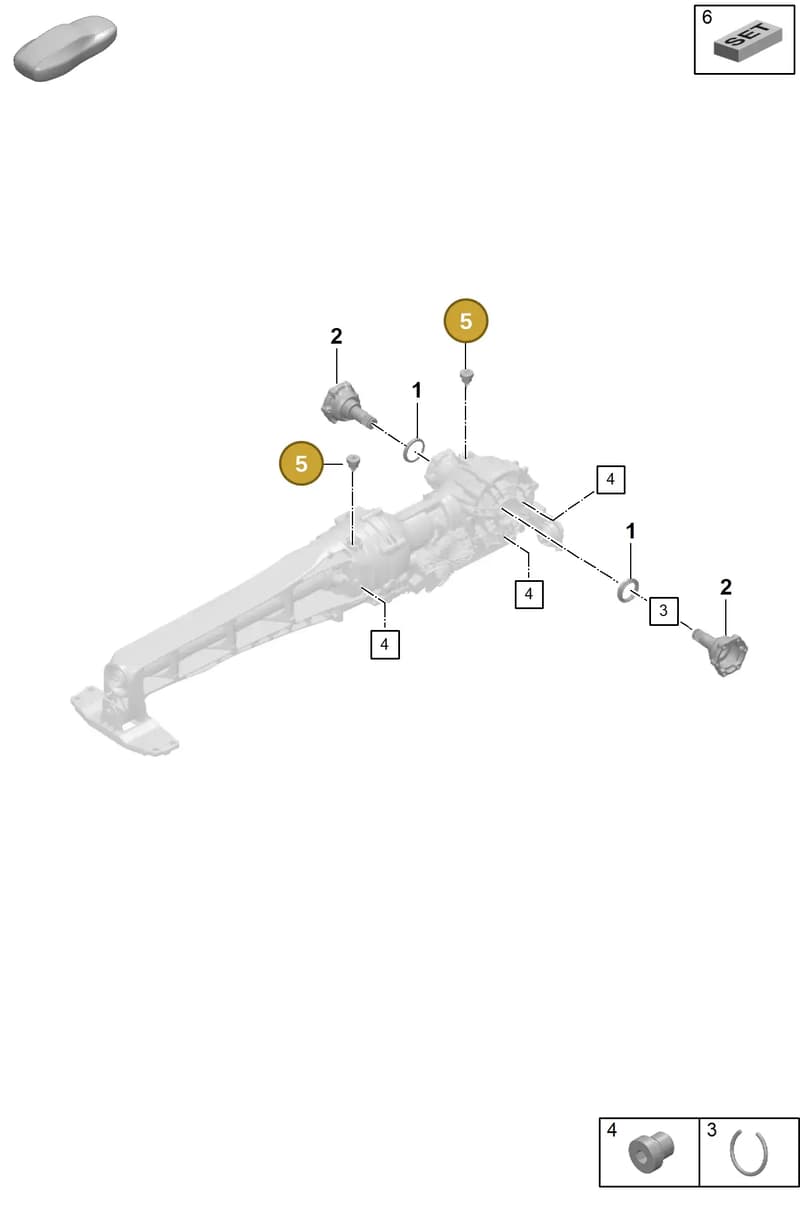 PAB409831 — Porsche 911 (2024-2025) diagram p63304100, position 5