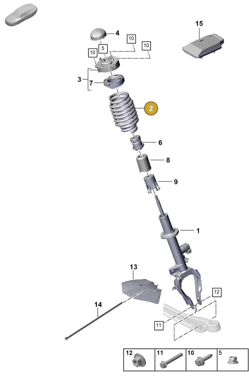 PAB411105J504 — Porsche Cayenne Hybrid Coupe (2023-) diagram p60402050, position 2