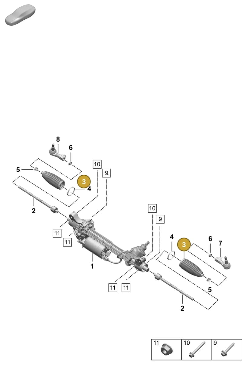 PAB423831A — Porsche Macan (2024-2024) diagram p61403000, position 3