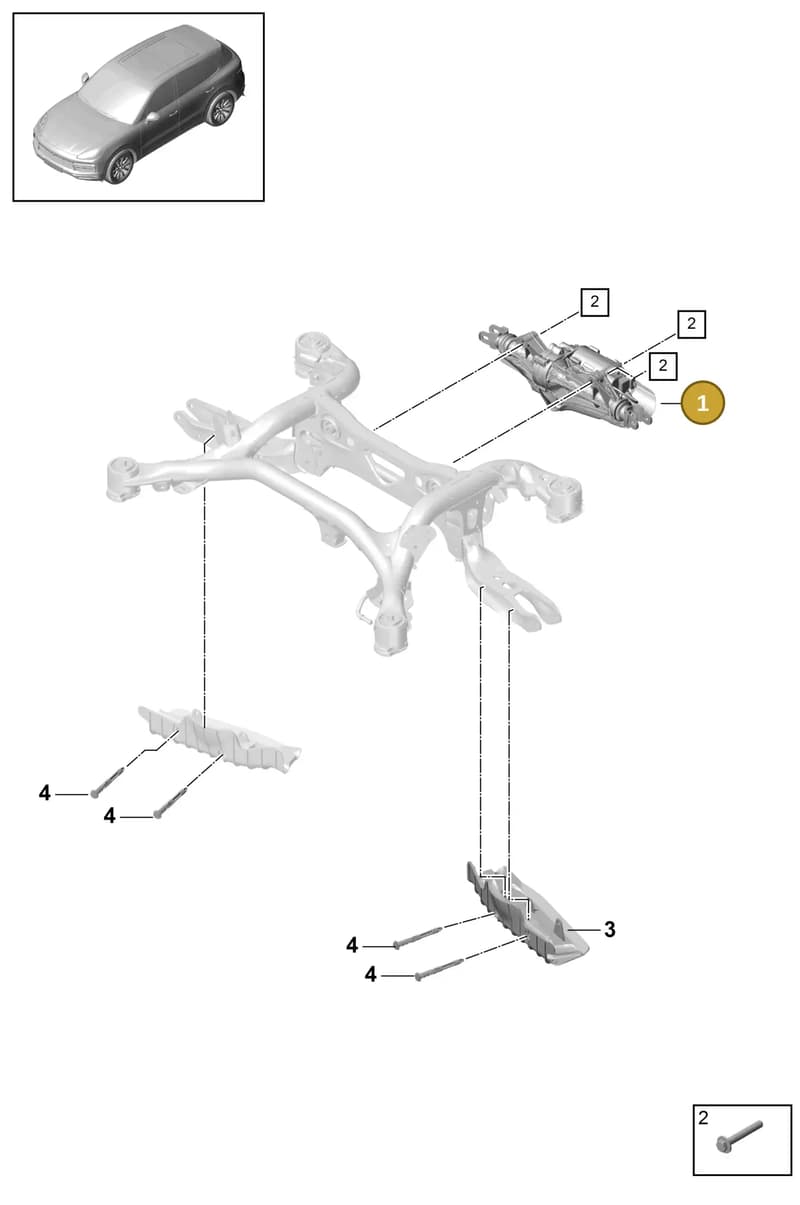 PAB501055A — Porsche Cayenne (2017-2023) diagram p51503000, position 1