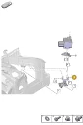 PAB614125 Porsche Bracket