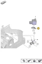 PAB614235 Porsche Bracket