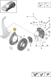 PAB61531103 Porsche Cover Plate