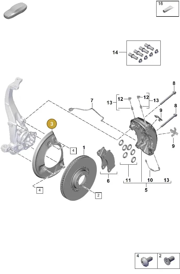 PAB61531202 — Porsche Cayenne Coupe (2023-2023) diagram p60602400, position 3