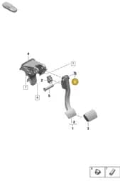 PAB721170 Porsche Securing Clip