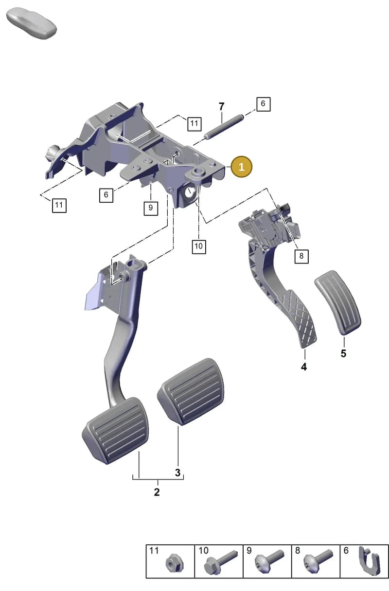 PAB723117D — Porsche Cayenne Coupe (2023-2023) diagram p60702000, position 1