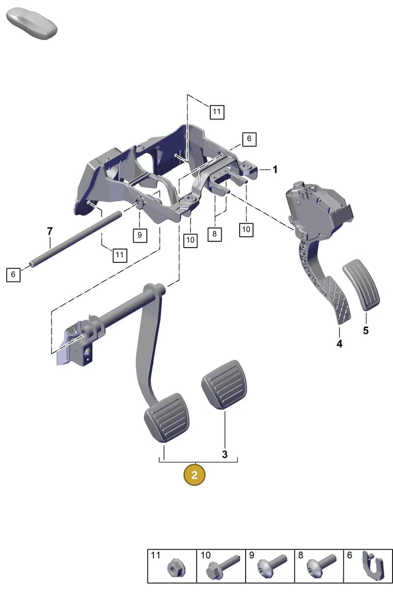 PAB72314020 — Porsche Cayenne Coupe (2023-2023) diagram p60702200, position 2