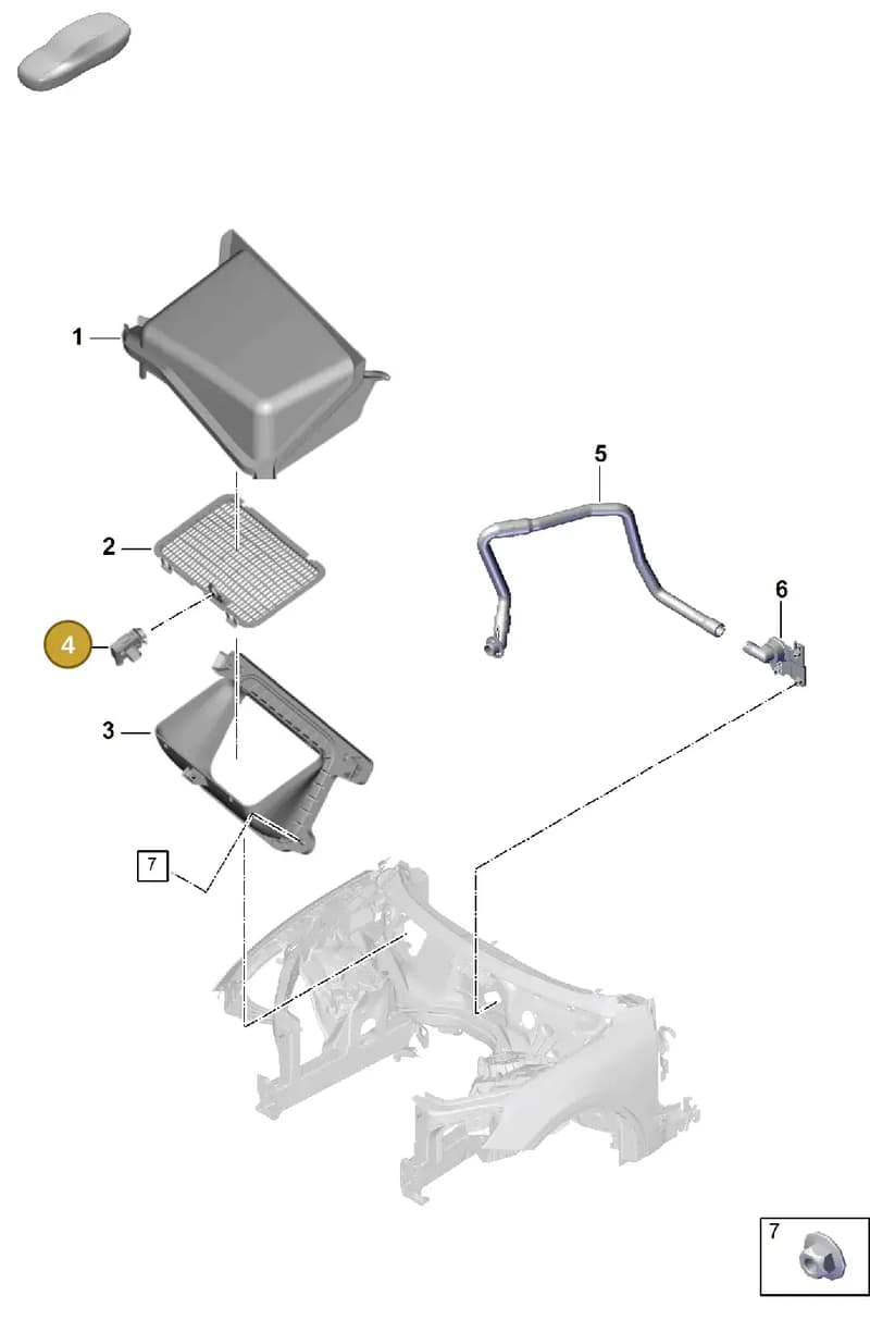 PAB802507 — Porsche Cayenne Coupe (2023-2023) diagram p60000001, position 4