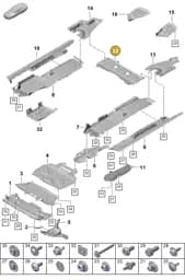 PAB804033A Porsche Underbody Protection
