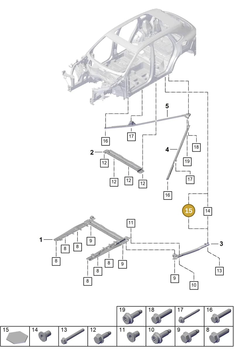 PAB804535 — Porsche Cayenne Coupe (2023-2023) diagram p60801175, position 15