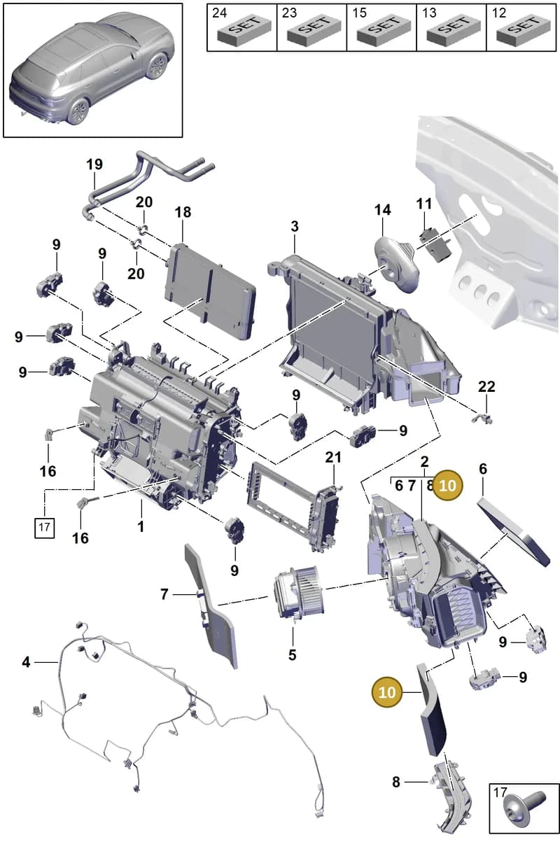 PAB81631100 — Porsche Cayenne (2017-2023) diagram p51814000, position 10