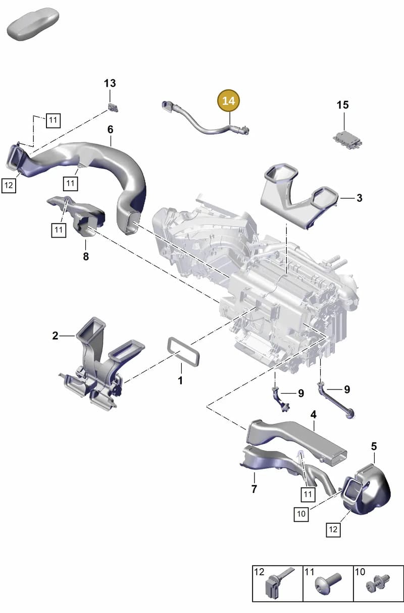 PAB81631110 — Porsche Cayenne Coupe (2023-2023) diagram p60814151, position 14