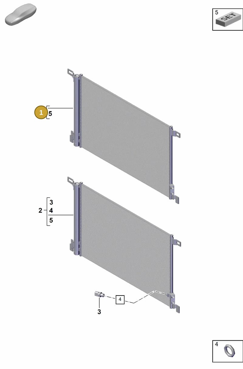 PAB816421D — Porsche Cayenne Coupe (2023-2023) diagram p60814400, position 1