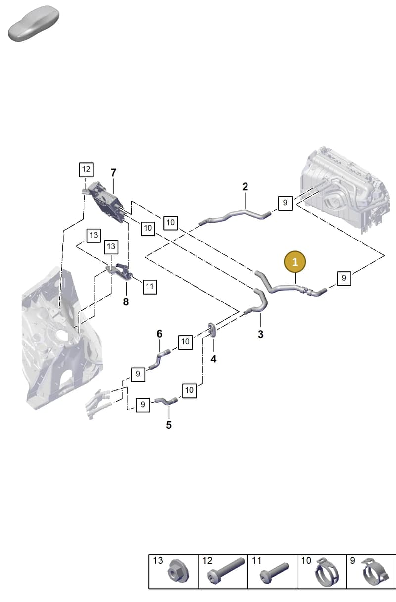 PAB819314 — Porsche Cayenne Coupe (2023-2023) diagram p60815100, position 1
