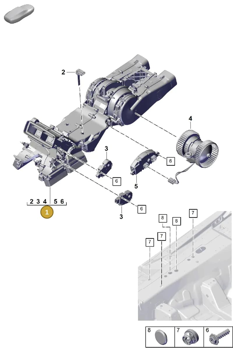 PAB819351 — Porsche Cayenne Coupe (2023-2023) diagram p60814280, position 1