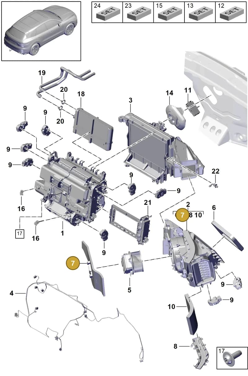 PAB81958700 — Porsche Cayenne (2017-2023) diagram p51814000, position 7