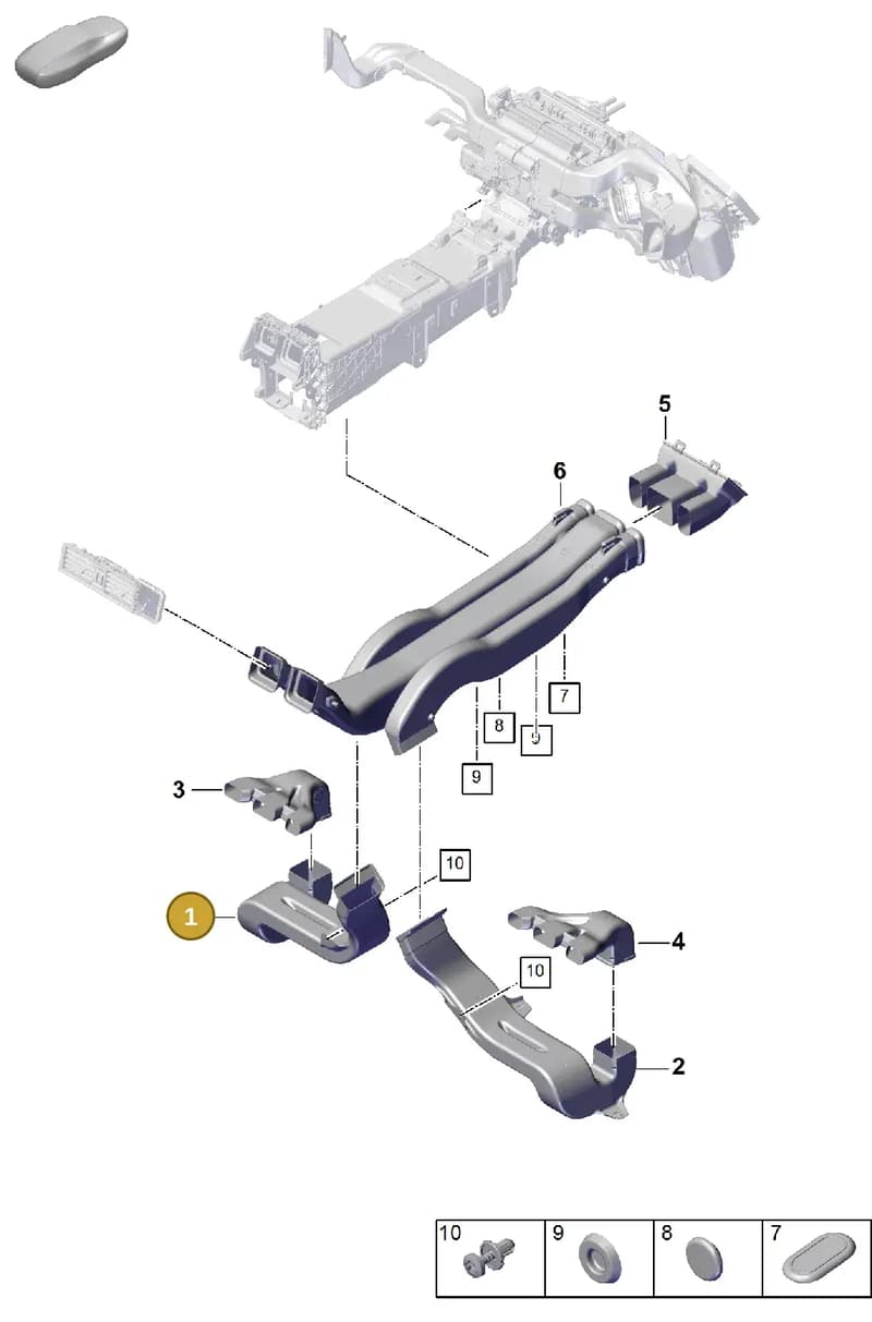 PAB819803 — Porsche Cayenne Coupe (2023-2023) diagram p60814200, position 1