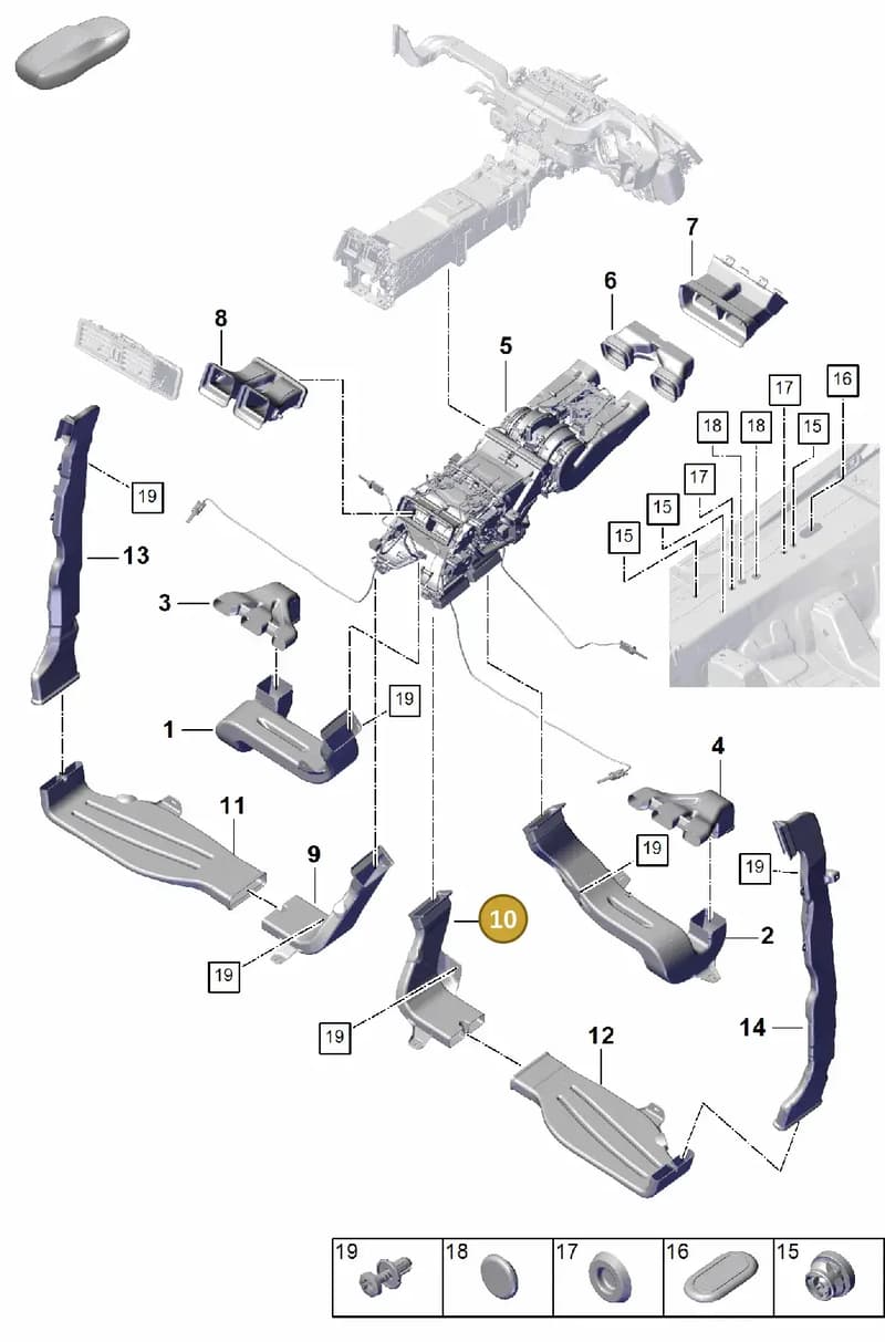 PAB819806 — Porsche Cayenne Coupe (2023-2023) diagram p60814260, position 10