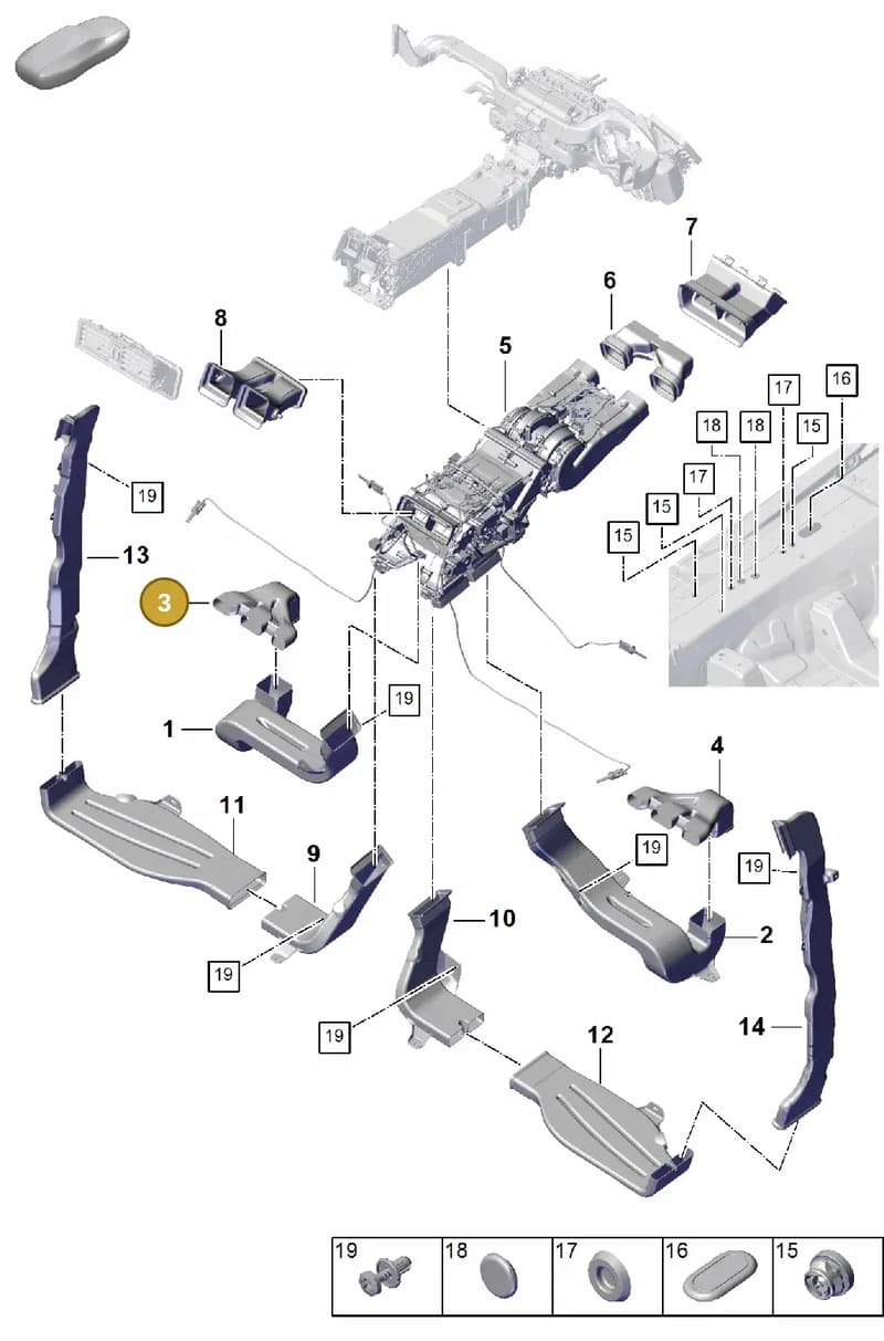 PAB81982100 — Porsche Cayenne Coupe (2023-2023) diagram p60814260, position 3