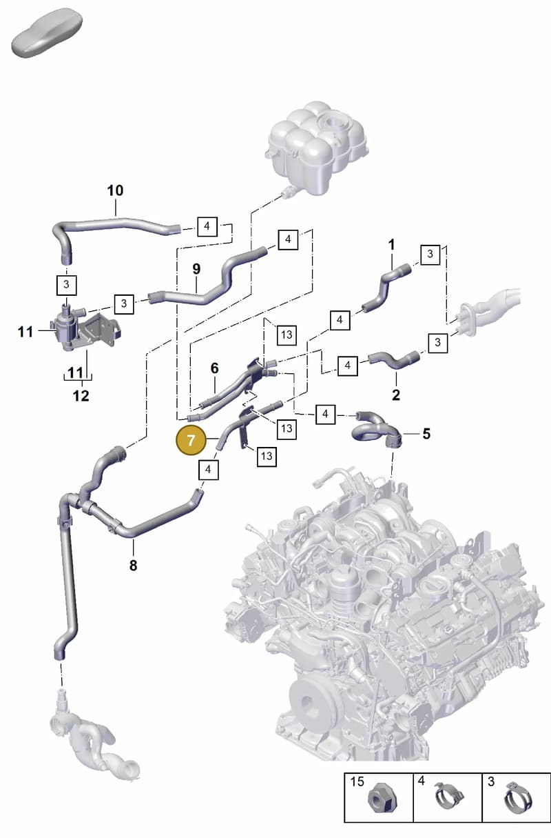 PAB819927 — Porsche Cayenne Coupe (2023-2023) diagram p60813200, position 7