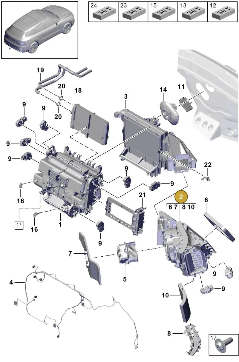 PAB82002430 — Porsche Cayenne (2017-2023) diagram p51814000, position 2